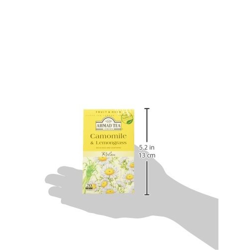 Ahmad Teas - Camomile &Amp; Lemongrass 1.4Oz - 20 Tea Bags, Brown