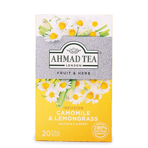 Ahmad Teas - Camomile &Amp; Lemongrass 1.4Oz - 20 Tea Bags, Brown