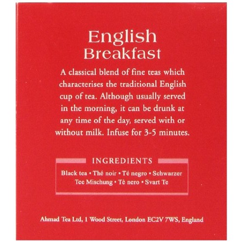 Ahmad Teas - English Breakfast Tea 1.4Oz - 20 Tea Bags