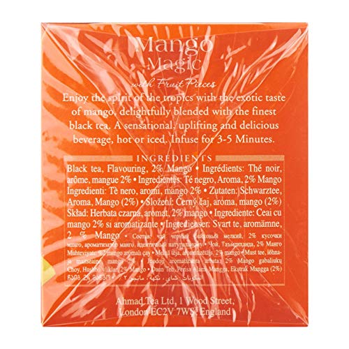 Ahmad Teas - Mango Black Tea 1.4Oz - 20 Tea Bags