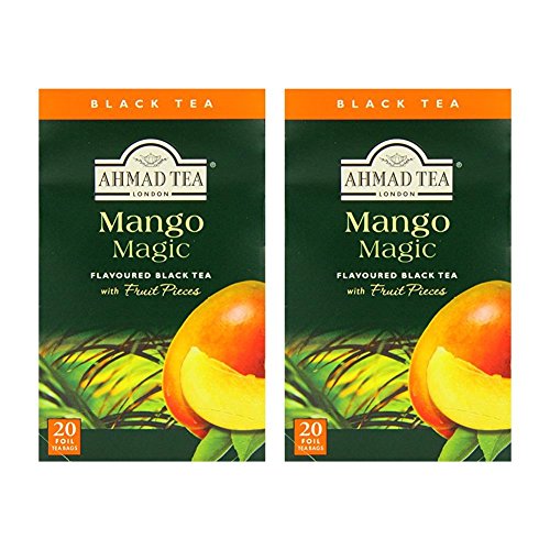 Ahmad Teas - Mango Black Tea 1.4Oz - 20 Tea Bags Pack Of 2