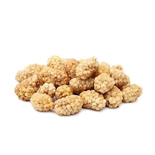 White Mulberries Dried Organic Bulk 2 Lbs Bag– 100% USDA Organic...