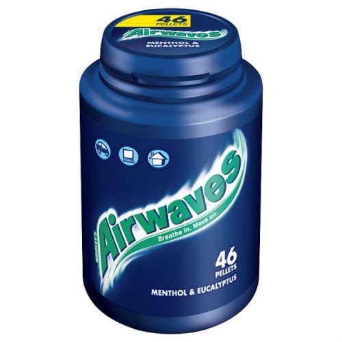 Airwaves Menthol &Amp; Eucalyptus 46 Pellets 64G Case Of 6
