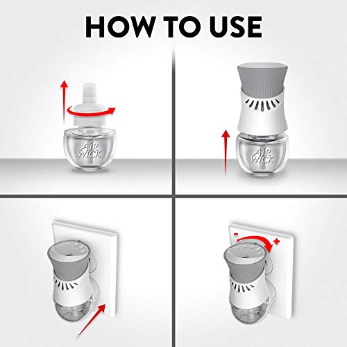 Air Wick Plug In Scented Oil 5 Refills, Lavender And Chamomile,