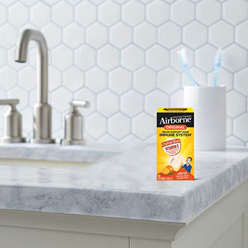 Airborne Vitamin C 1000Mg Per Serving - Citrus Chewable Tablet