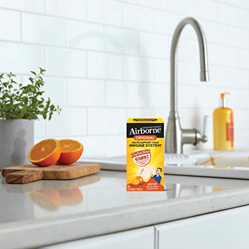 Airborne Vitamin C 1000Mg Per Serving - Citrus Chewable Tablet