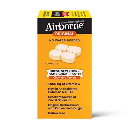 Airborne Vitamin C 1000Mg Per Serving - Citrus Chewable Tablet