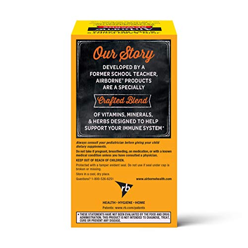 Airborne Vitamin C 1000Mg Per Serving - Citrus Chewable Tablet