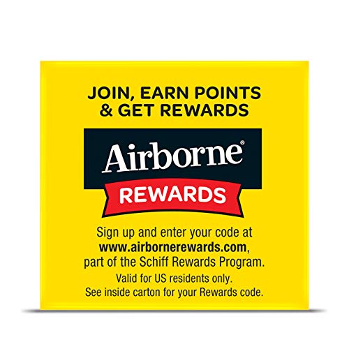 Airborne Vitamin C 1000Mg Per Serving - Citrus Chewable Tablet