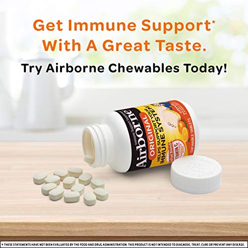 Airborne Vitamin C 1000Mg Per Serving - Citrus Chewable Tablet