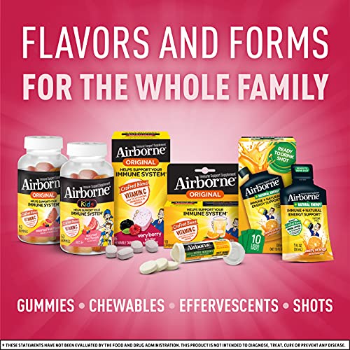 Airborne Vitamin C 1000Mg Per Serving - Very Berry Effervescen