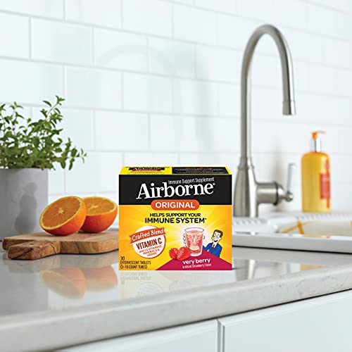 Airborne Vitamin C 1000Mg Per Serving - Very Berry Effervescen