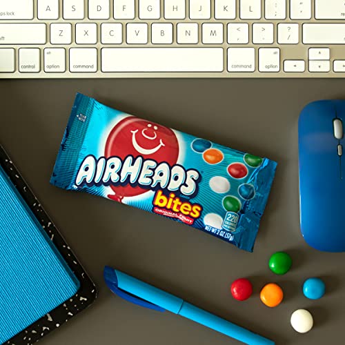 Airheads Candy Bites, Assorted Fruit Flavor, Non Melting, Hallow...