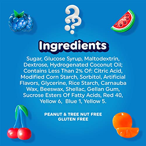 Airheads Candy Bites, Assorted Fruit Flavor, Non Melting, Hallow...