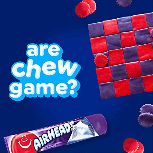 Airheads Candy, Individually Wrapped Full Size Bars, White Myste