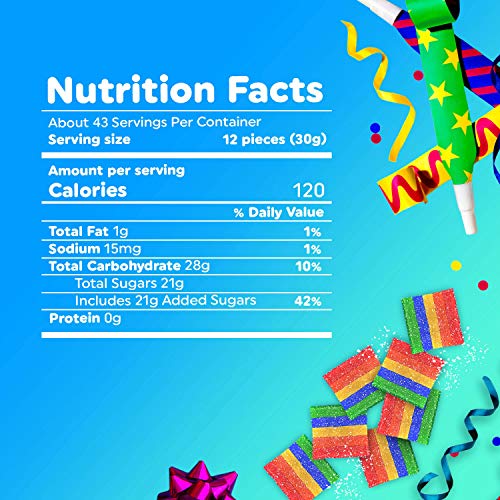 Airheads Xtremes Bites Sweetly Sour Candy, Rainbow Berry, Non Me