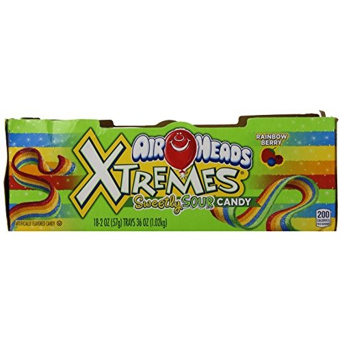 Airheads Xtreme Sour Belts Candy, 36 Ounce