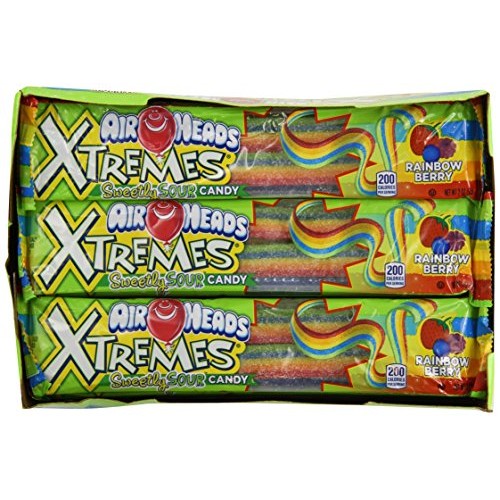 Airheads Xtreme Sour Belts Candy, 36 Ounce