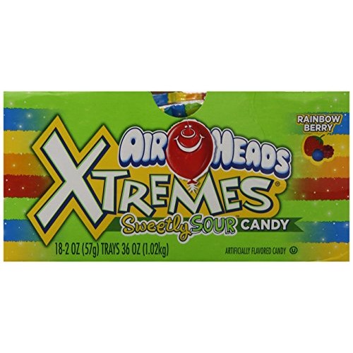 Airheads Xtreme Sour Belts Candy, 36 Ounce