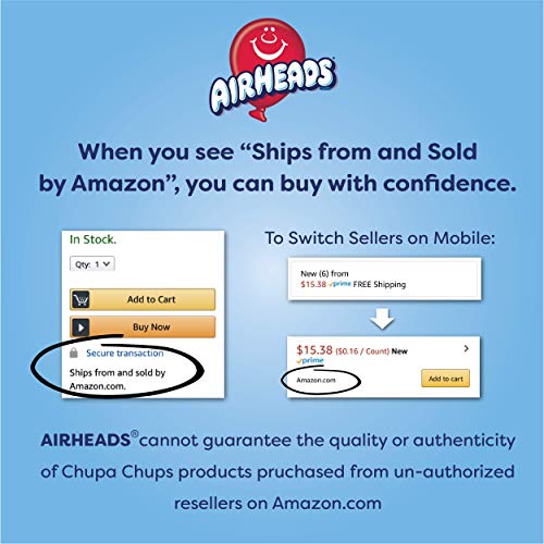 Airheads Xtremes Sweetly Sour Candy Belts, Rainbow Berry, Stocki