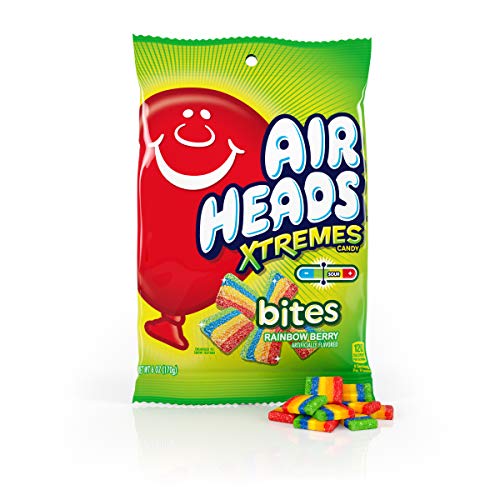 Airheads Xtremes Bites Sweetly Sour Candy, Rainbow Berry, Non Me