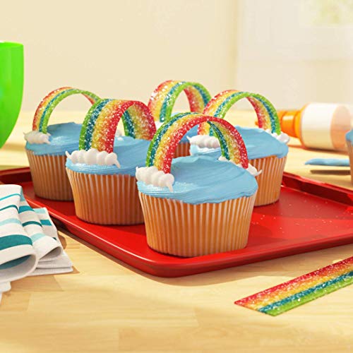 Airheads Xtremes Belts Sweetly Sour Candy, Rainbow Berry, Non Me