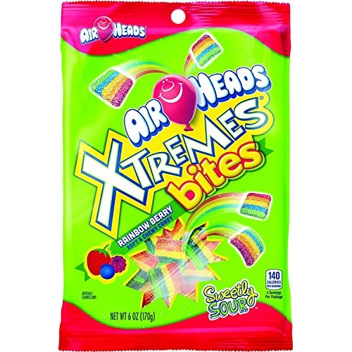 Airheads Xtreme Bites Rainbow Berry, Party, 6Oz