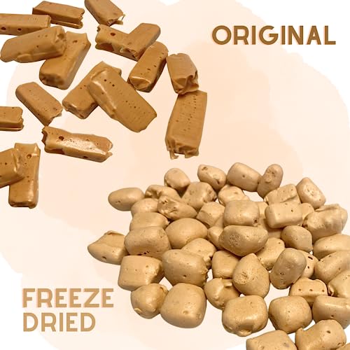 Freeze Dried Candy Bit-O-Honey 4 oz - Cut To Bite Sized Pieces -...