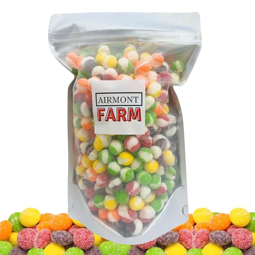 Freeze Dried Candy Sour Skittles 1LB 16oz Rainbow Candy - Ship...