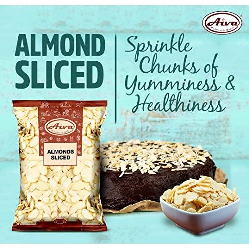AIVA - Blanched Almonds Sliced - 5lb Bulk Bag