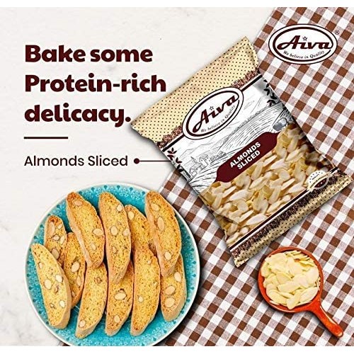 AIVA - Blanched Almonds Sliced - 5lb Bulk Bag