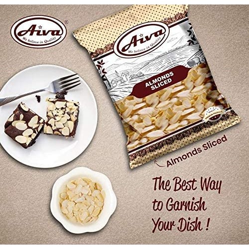 AIVA - Blanched Almonds Sliced - 5lb Bulk Bag