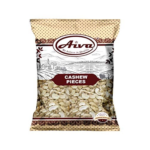 Aiva - Cashew Pieces Raw Premium Grade Quality, 5 Lb Package Ma