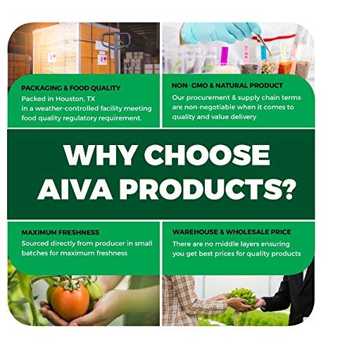 Aiva Macadamia Nuts Raw Halves And Pieces, Non-Gmo | Gluten Free