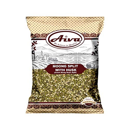 Aiva - Moong Dal With Husk Mung Split Green Gram Split- 4 Lb