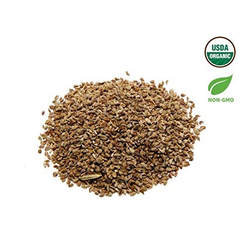 Aiva Organic Ajwain Seeds Bishop Weeds 3.5 Oz