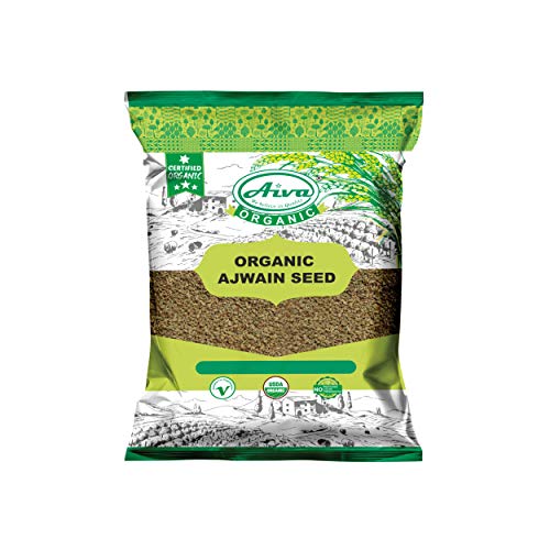 Aiva Organic Ajwain Seeds Bishop Weeds 3.5 Oz