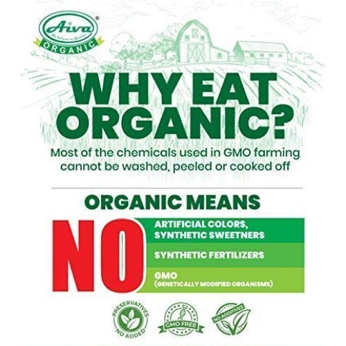 Aiva Organic Fenugreek Seeds Whole Methi 14 Oz