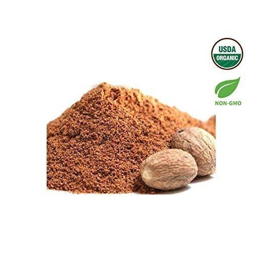 Aiva - Organic Nutmeg Powder Jaifal Powder - Usda Certified