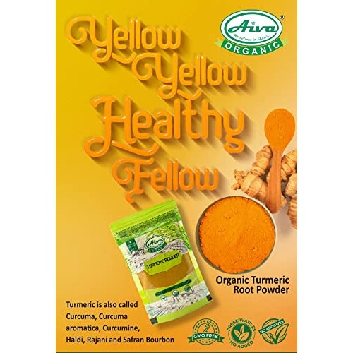 AIVA Organic Turmeric Root Powder Haldi 3.5 oz