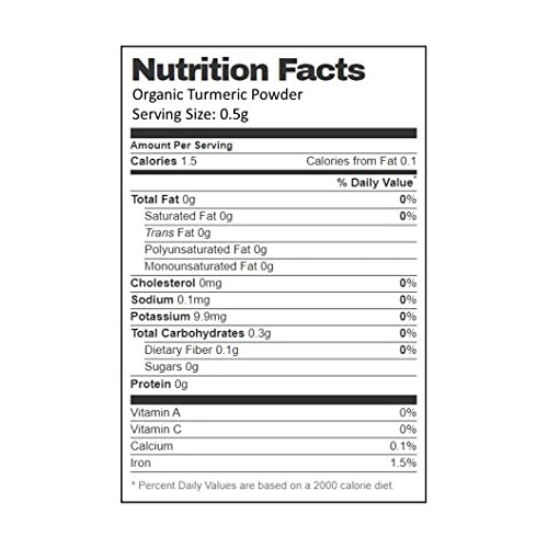 AIVA Organic Turmeric Root Powder Haldi 3.5 oz