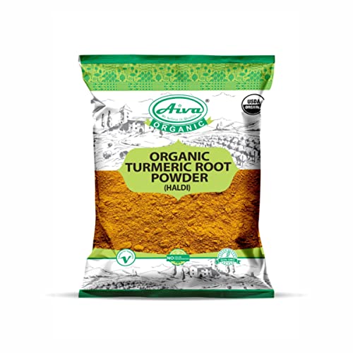 AIVA Organic Turmeric Root Powder Haldi 3.5 oz