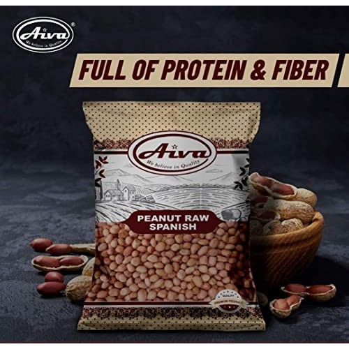 Aiva - Raw Spanish Peanuts - 5 Lb. Bulk Box