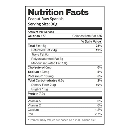 Aiva - Raw Spanish Peanuts - 5 Lb. Bulk Box