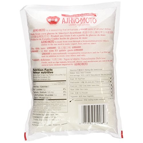 Ajinomoto Msg In Plastic Bag, 16 Ounce