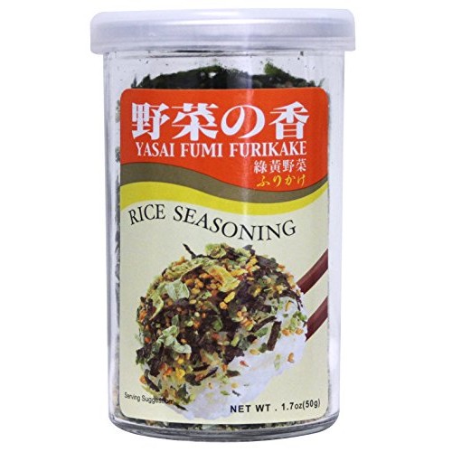 Ajishima Yasai Fumi Furikake Rice Seasoning 1.7 Oz （Pack Of 3