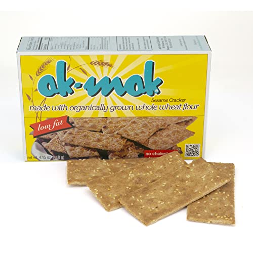 Ak-Mak Sesame Crackers, 4.15-Ounce Boxespack Of 3