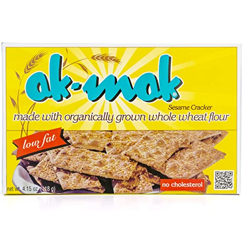 Ak-Mak Sesame Crackers, 4.15-Ounce Boxespack Of 3