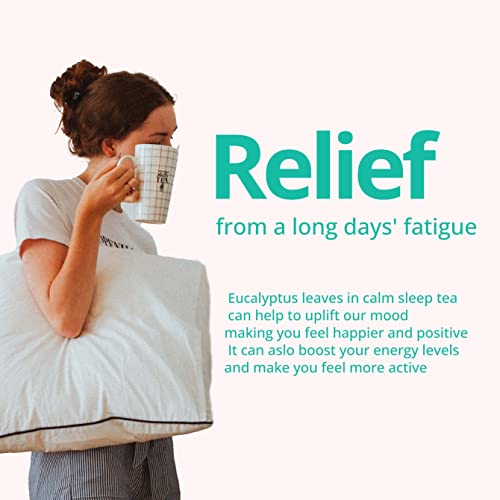 Akshit Calm Sleep Tea 80 Teabags Mega Pack Papaya Guava Calend...