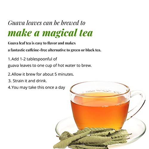 Akshit Organic Guava Leaves, Dried From Natural Guava Leaf, Caff...